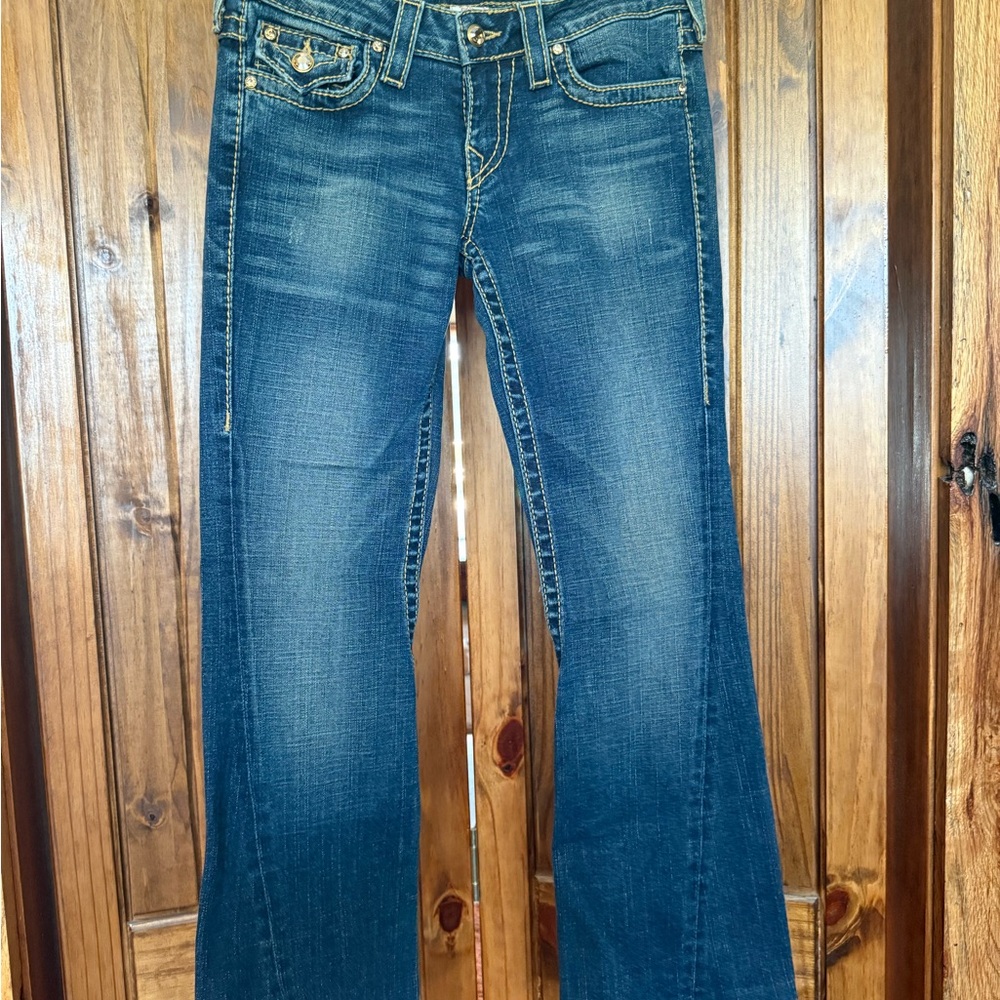 True Religion Dark Blue Flare Jeans